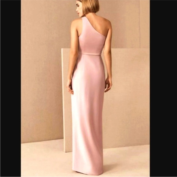 BHLDN | 26W | Dylan One-Shoulder Satin Side Slit Dress - Picture 9 of 9